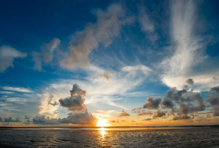 Beautiful sunset view from Conch Key Landing